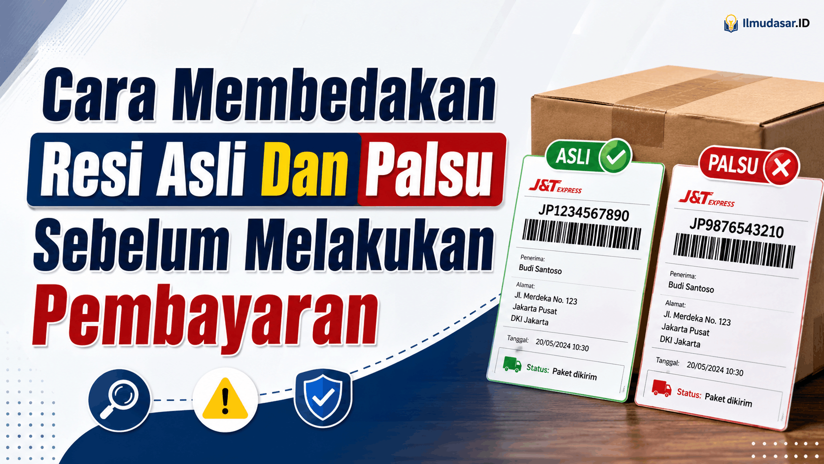 8 Cara Membedakan Resi Asli Dan Palsu Sebelum Melakukan Pembayaran